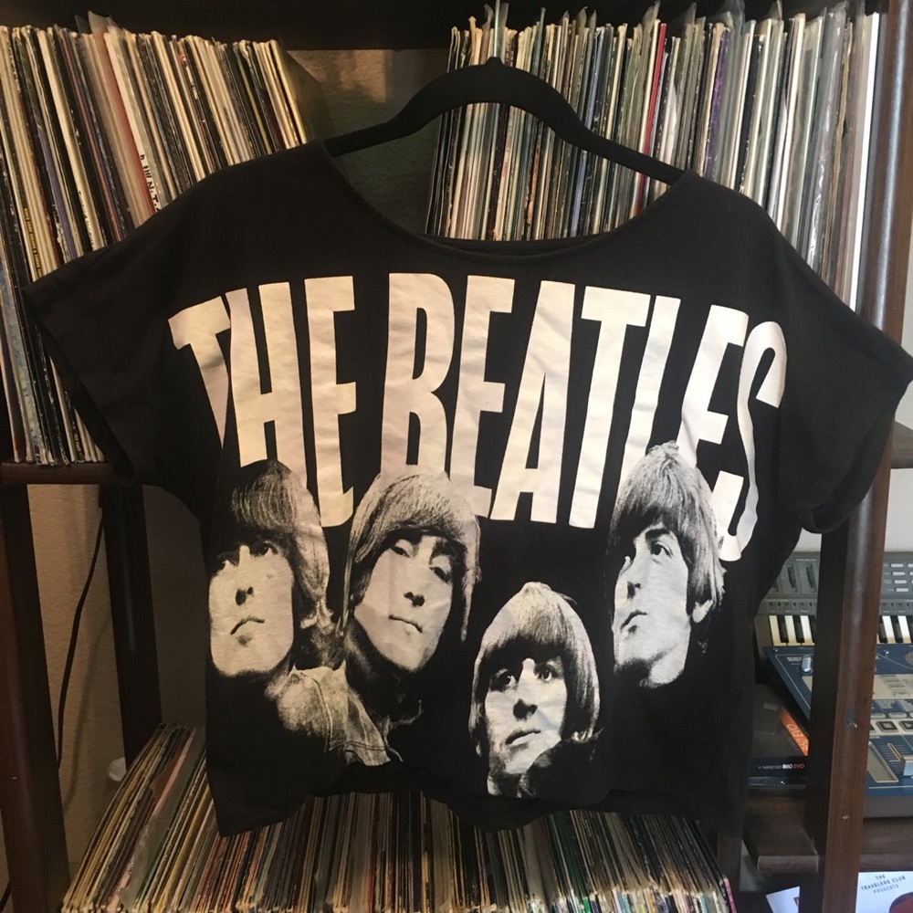 Rare Official Beatles Crop Top! Cute 4 Summer!